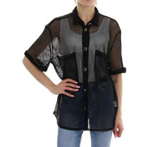 CAMICIA TRAFORATA NERO